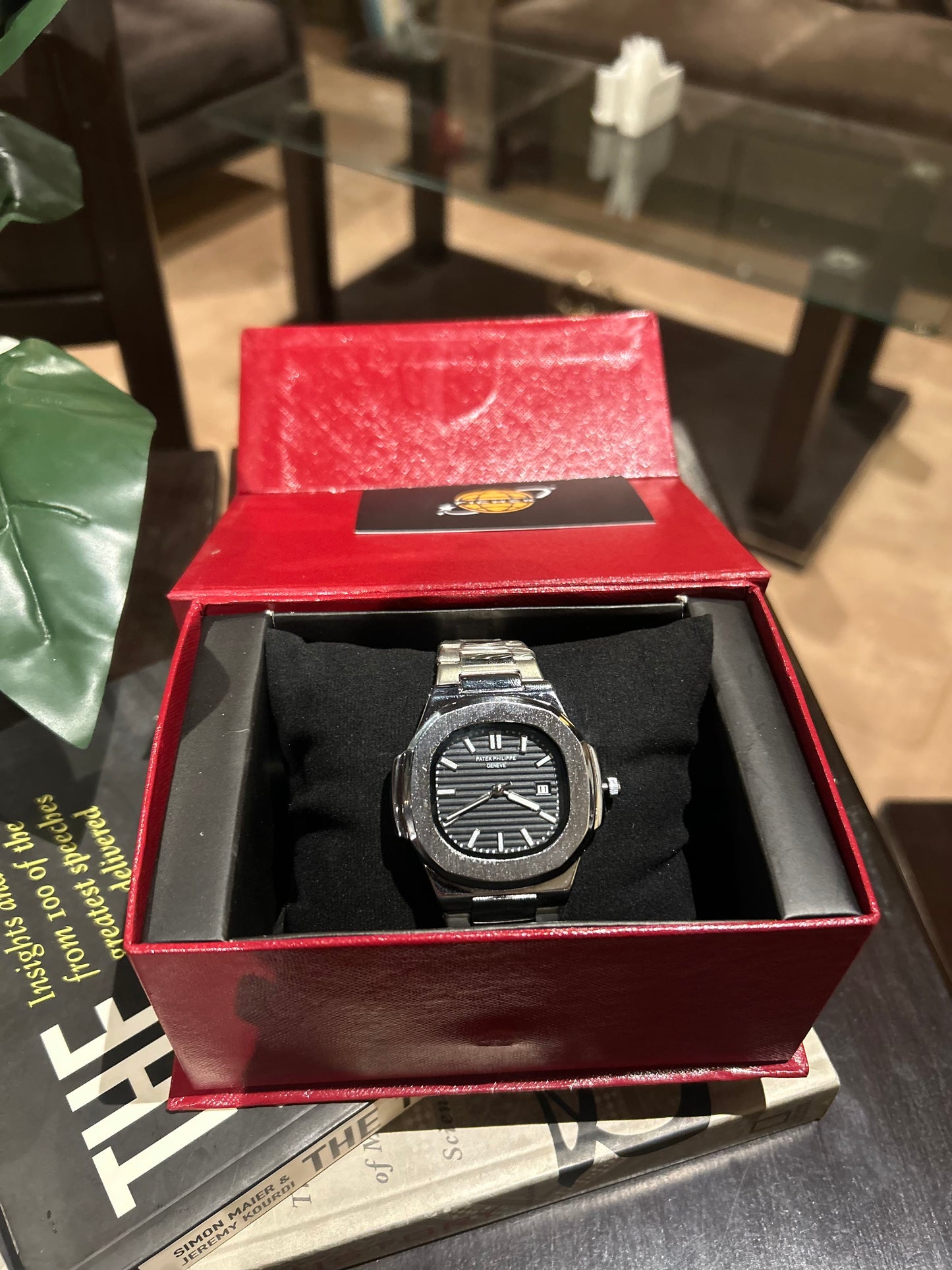 Patek Phillipe Geneve Silver Black