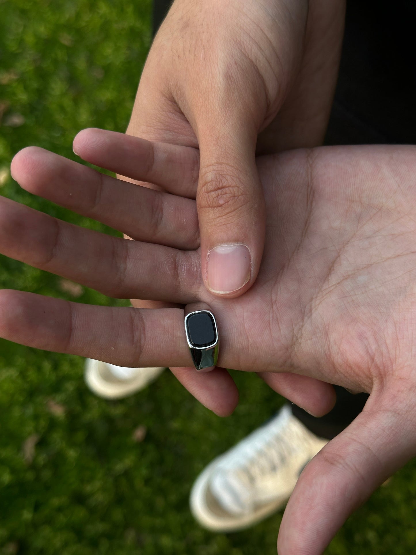 Black Cubic Ring