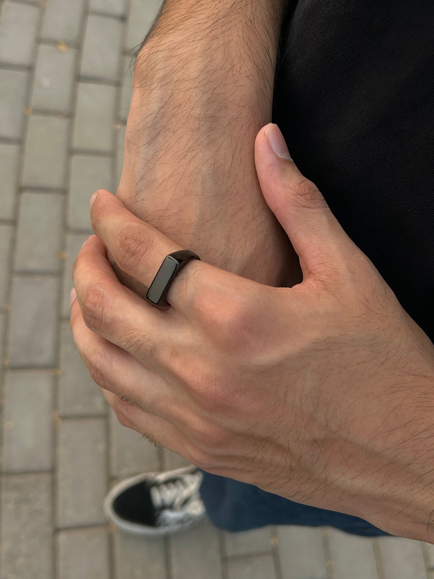 Black Signet Ring