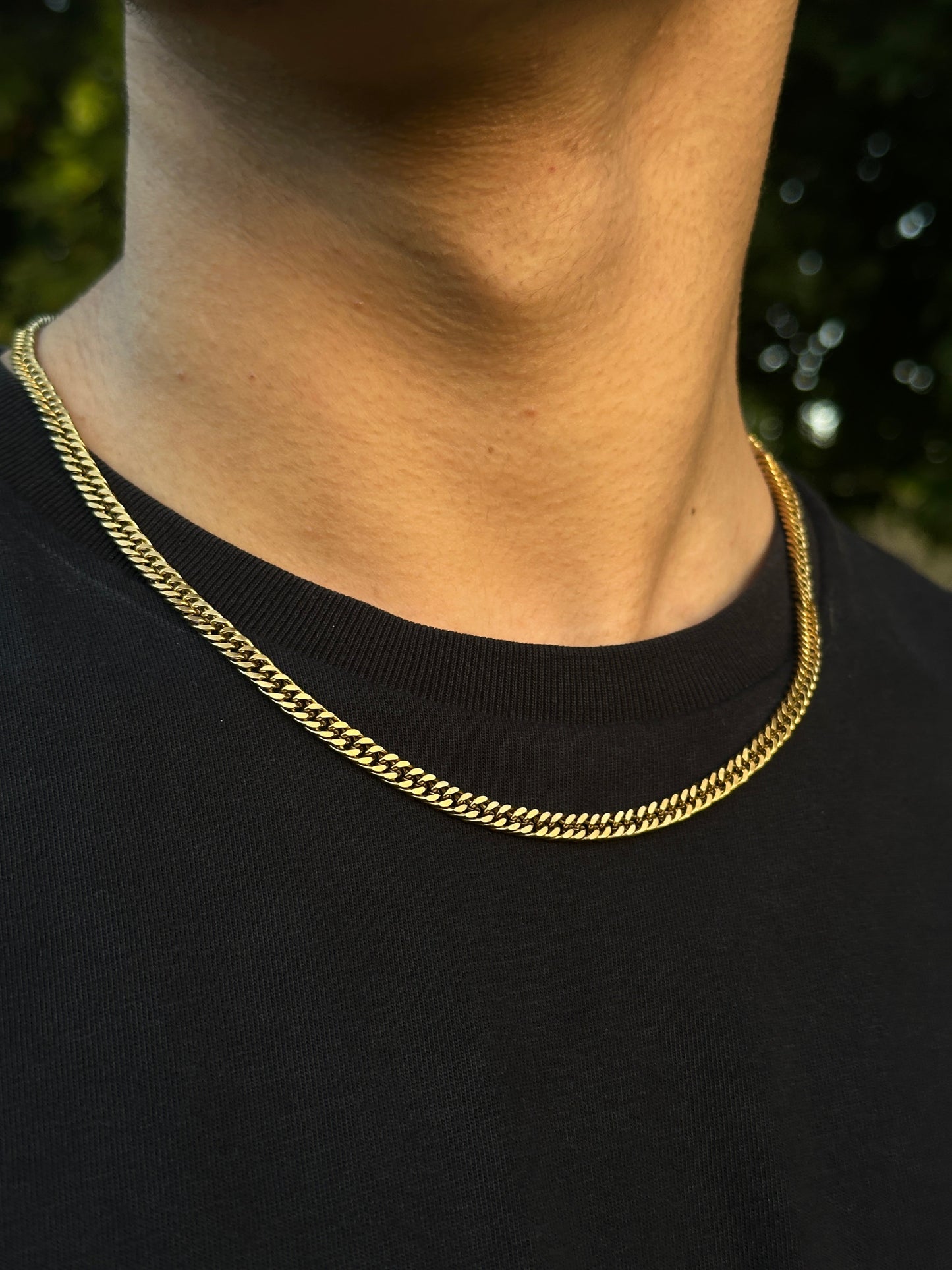 Golden Miami Cuban Chain