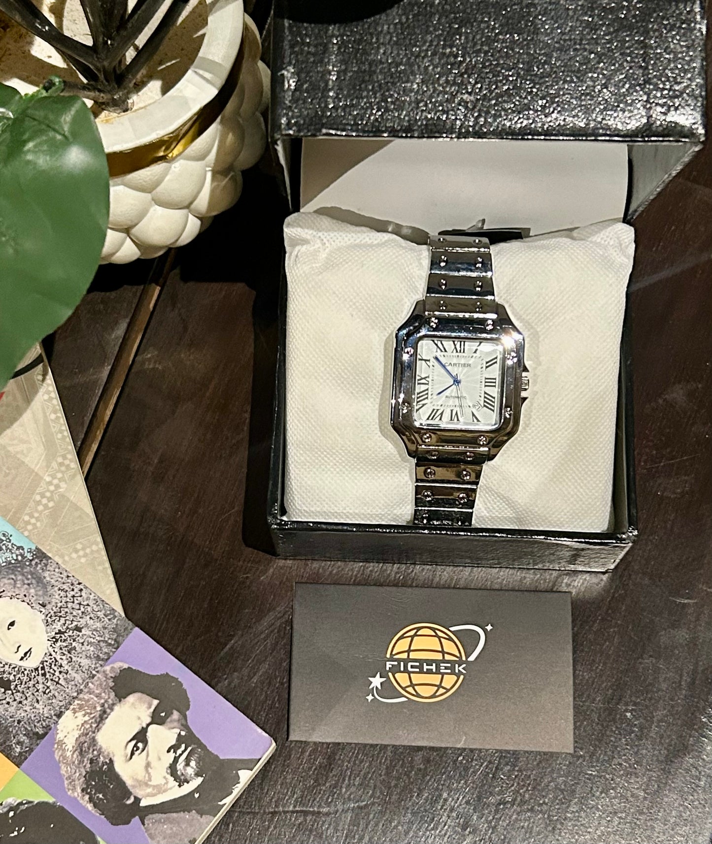 Cartier Santos De Silver