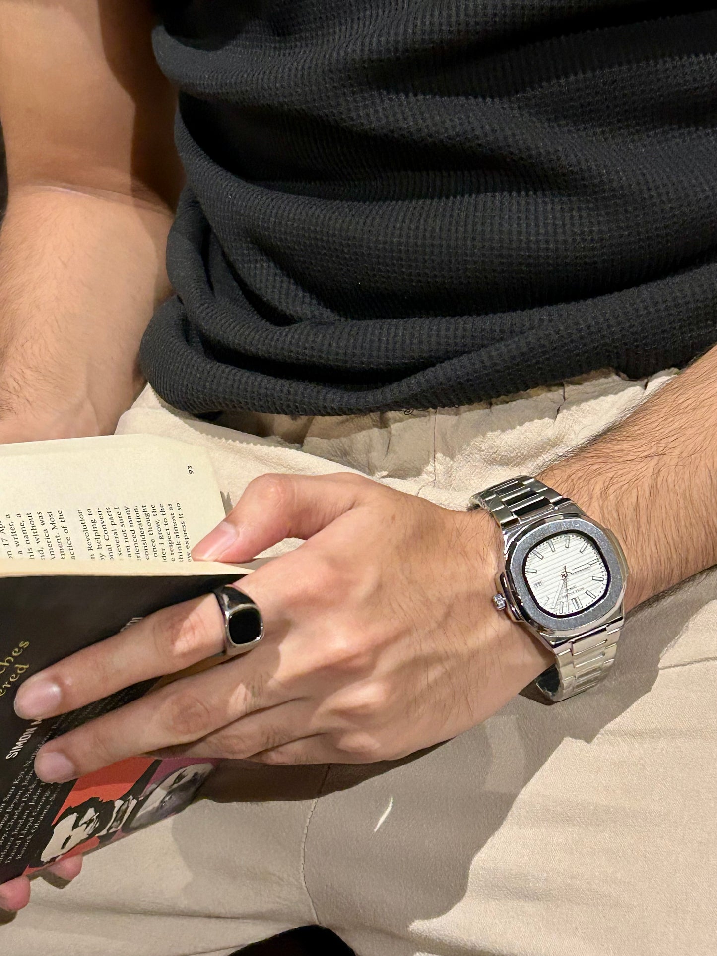 Patek Phillipe Geneve Silver White