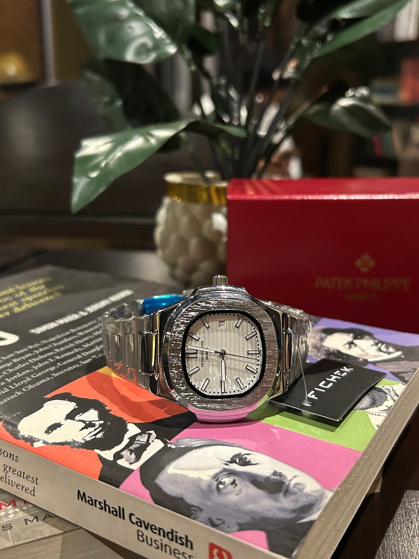 Patek Phillipe Geneve Silver White