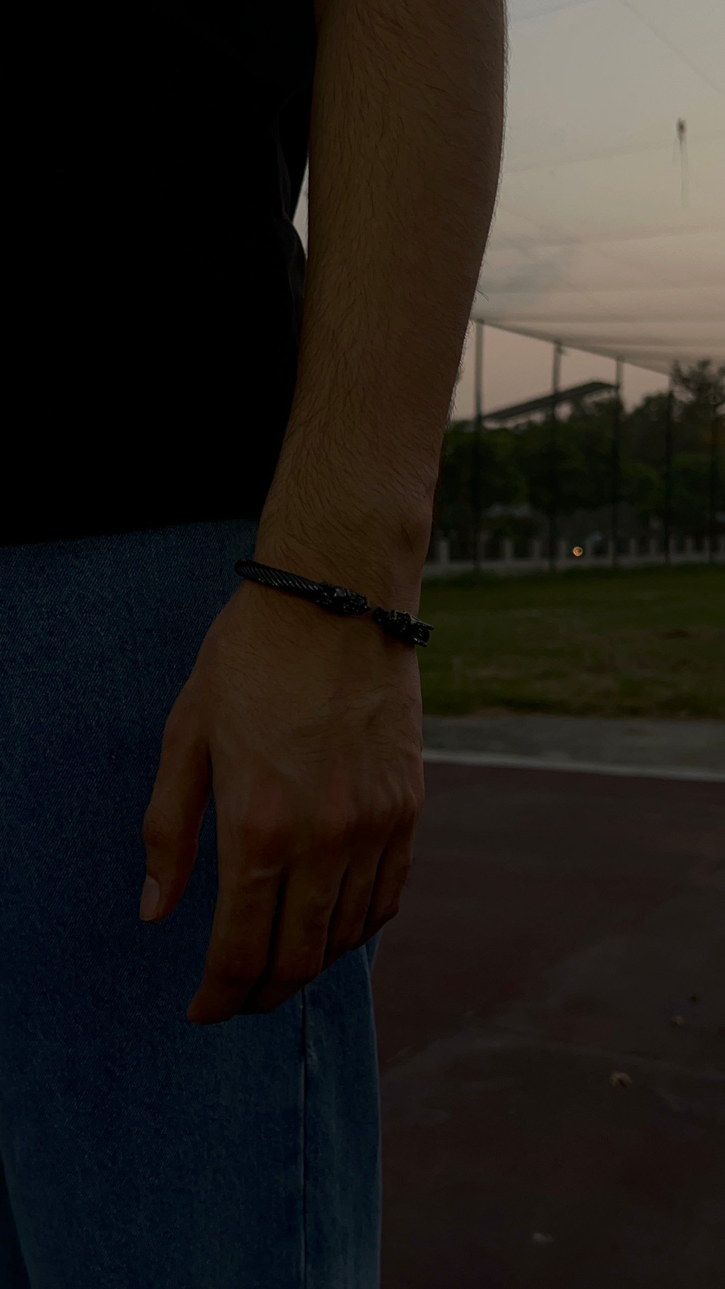 Dragon Head Black Bracelet