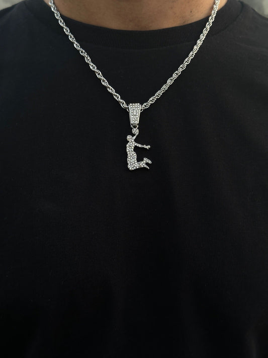 Iced Out NBA Pendant