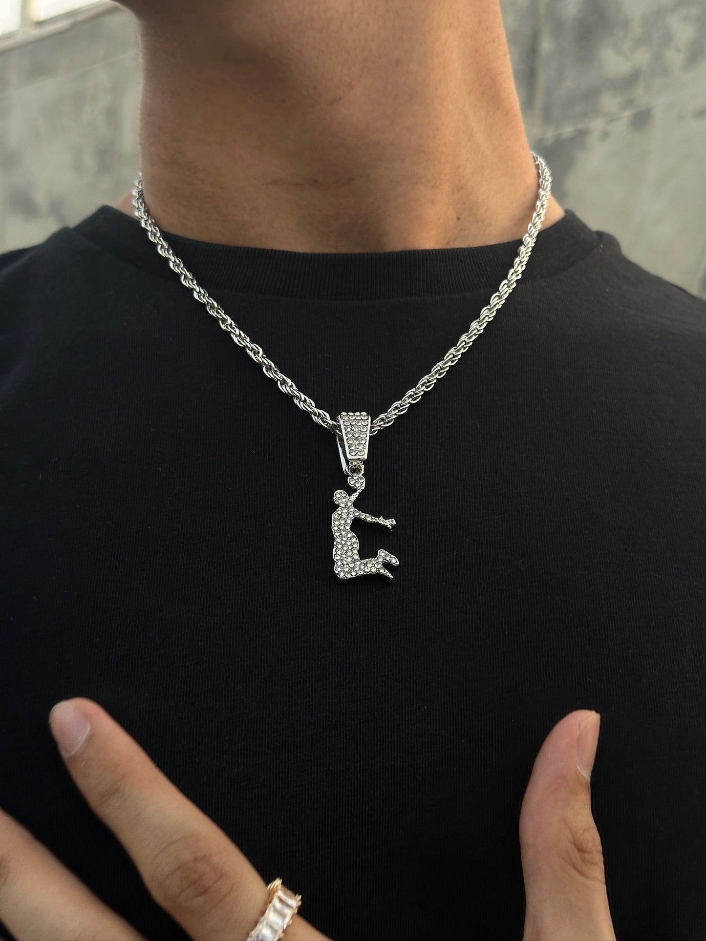 Iced Out NBA Pendant