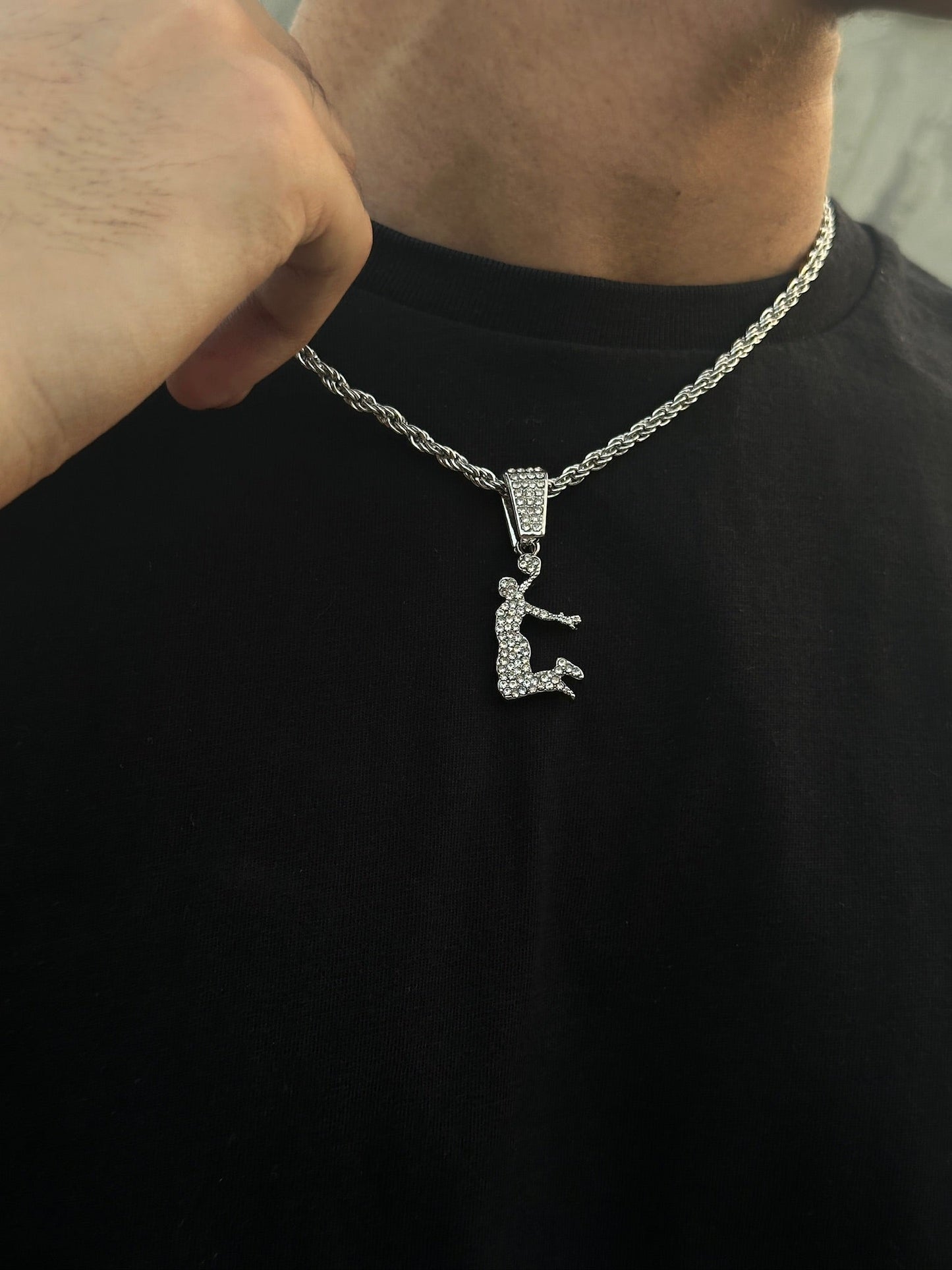 Iced Out NBA Pendant